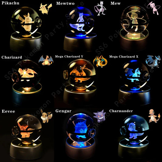 3D Pikachu Night Light