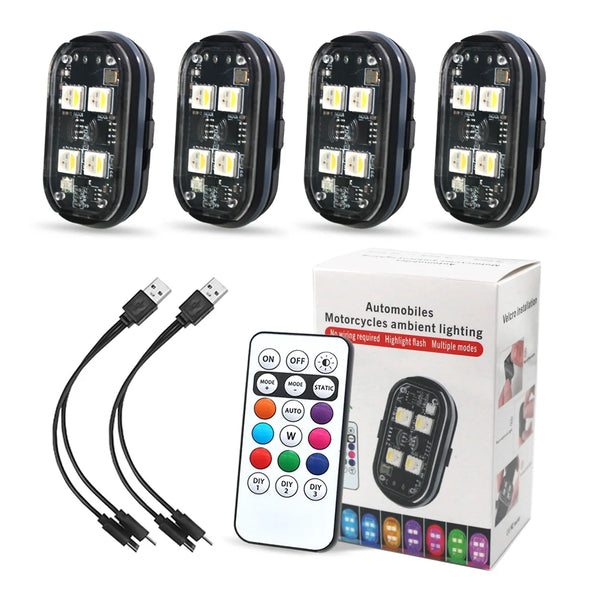 Vibrant LED Car Flash Lights