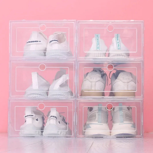 Clear Stackable Shoe Organizers
